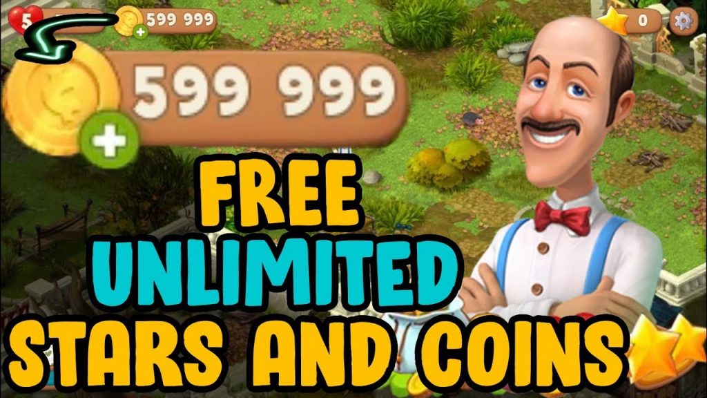 free coins and stars for gardenscapes